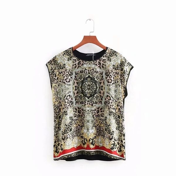 retro totem printing spliced knitting smock short sleeve women loose shirt fashion blouse summer feminina chemise s5339 210430, White
retro totem printing spliced knitting smock short sleeve women loose shirt fashion blouse summer feminina chemise s5339 210430, White
