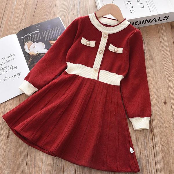 girl's dresses christmas baby girls princess knitted dress 2021 autumn winter clothes kid toddler elegant clothing children's cute, Red;yellow
girl's dresses christmas baby girls princess knitted dress 2021 autumn winter clothes kid toddler elegant clothing children's cute, Red;yellow