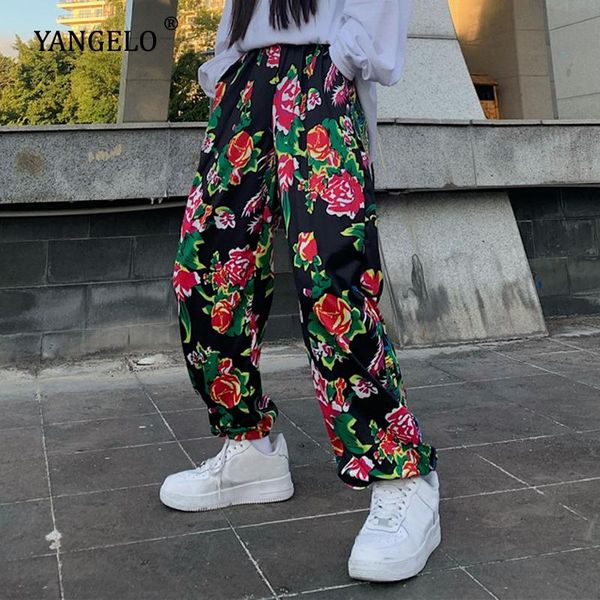 women's pants & capris yangelo harajuku peony printed women 2021 spring autumn retro high waist flower woman red loose casual streetwea, Black;white
women's pants & capris yangelo harajuku peony printed women 2021 spring autumn retro high waist flower woman red loose casual streetwea, Black;white