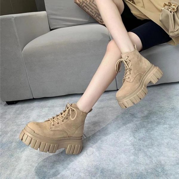 boots cool platform thick bottom women genuine leather antumn ankle shoes 2021 female fashion snowboot, Black
boots cool platform thick bottom women genuine leather antumn ankle shoes 2021 female fashion snowboot, Black