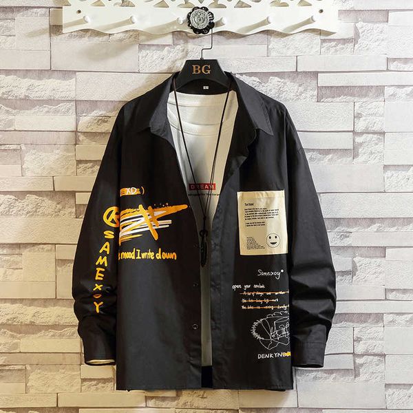 men's polos brand spring autumn long sleeves black khaki collar korea style shirts for clothes q7o3, White;black
men's polos brand spring autumn long sleeves black khaki collar korea style shirts for clothes q7o3, White;black