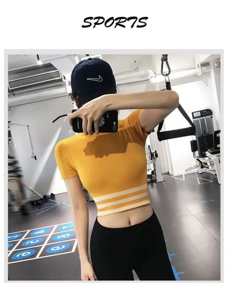 women's tracksuits tracksuitssports women's elastic tight open navel quick dry yoga short sleeve t-shirt summer thin fitness cloth, Gray
women's tracksuits tracksuitssports women's elastic tight open navel quick dry yoga short sleeve t-shirt summer thin fitness cloth, Gray