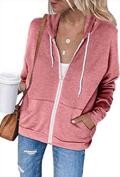 hoodie women fashion style pure color long sleeve pocket draw string hooded zipper thick fleece sweatshirt ydjr9950, Black
hoodie women fashion style pure color long sleeve pocket draw string hooded zipper thick fleece sweatshirt ydjr9950, Black