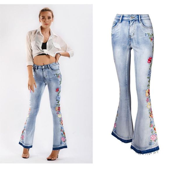 women's jeans women flare pants embroidered blue casual vintage female fashion all-match high waist skinny streetwear denim
women's jeans women flare pants embroidered blue casual vintage female fashion all-match high waist skinny streetwear denim