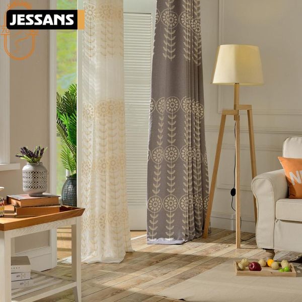 modern embroidery window curtain embroidered cotton and linen high blackout curtains for living room bedroom & drapes
modern embroidery window curtain embroidered cotton and linen high blackout curtains for living room bedroom & drapes