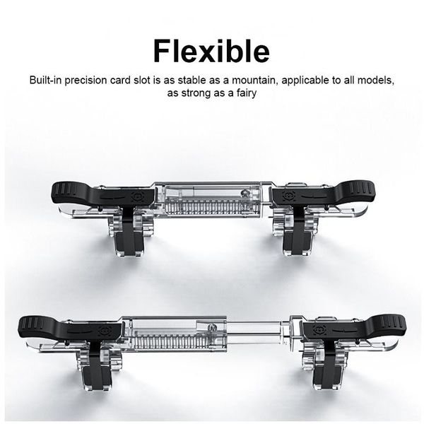 game controllers & joysticks 2pcs mobile phone gaming trigger gamepad pubg button handle for shooter controller keypads grip android 
game controllers & joysticks 2pcs mobile phone gaming trigger gamepad pubg button handle for shooter controller keypads grip android