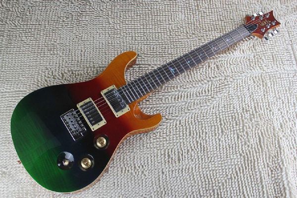 cool rainbow finish al di meola prism electric guitar with standard bird inlays tremelo bridge
cool rainbow finish al di meola prism electric guitar with standard bird inlays tremelo bridge
