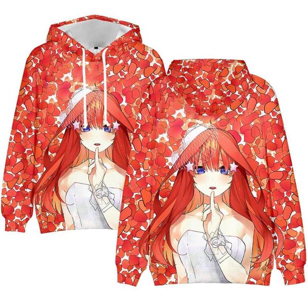 men's hoodies & sweatshirts the quintessential quintuplets 3d sweatshirt men/women fashion fall winer suit hoodie pullovers kids casual, Black
men's hoodies & sweatshirts the quintessential quintuplets 3d sweatshirt men/women fashion fall winer suit hoodie pullovers kids casual, Black