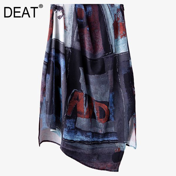 high elastic waist half-body skirt women color printing asymmetrical letter fashion tide spring summer 7d001243 210421, Black
high elastic waist half-body skirt women color printing asymmetrical letter fashion tide spring summer 7d001243 210421, Black