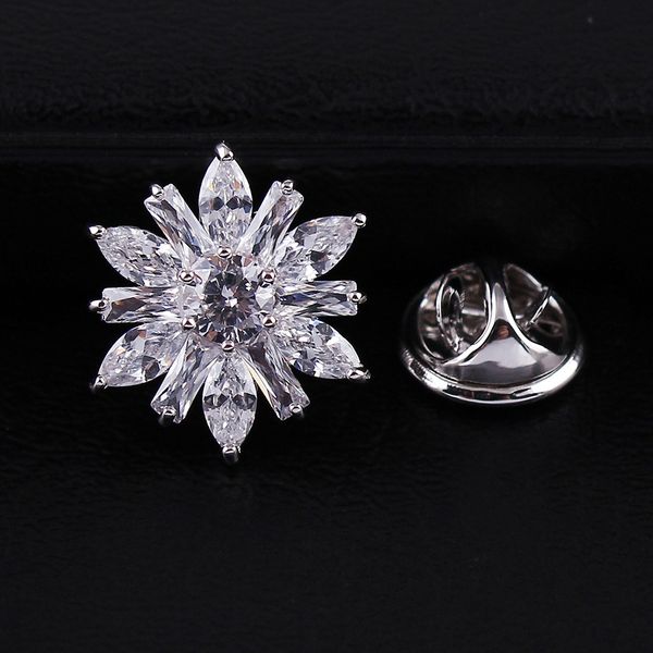 micro inlaid cz six awn star lapel pin brooch men high-grade crystal stars suit clothing collar brooch, Gray
micro inlaid cz six awn star lapel pin brooch men high-grade crystal stars suit clothing collar brooch, Gray