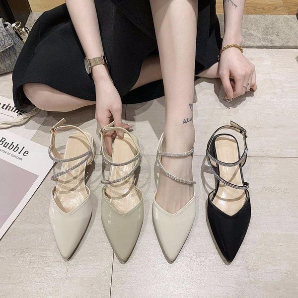 fashion stiletto heels female sandals summer buckle strap shoes girls rhinestone gladiator pointed toe comfort pumps dress, Black
fashion stiletto heels female sandals summer buckle strap shoes girls rhinestone gladiator pointed toe comfort pumps dress, Black