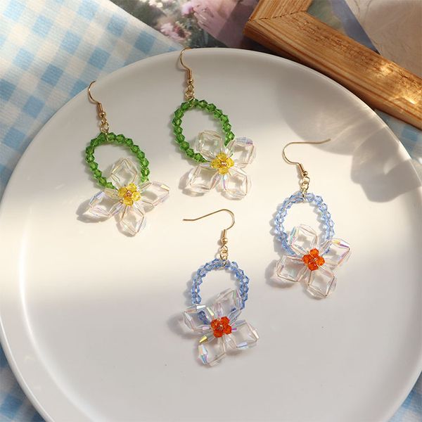 diy handmade flower design stud earrings ear drop blue green women jewelry gift summer, Golden;silver
diy handmade flower design stud earrings ear drop blue green women jewelry gift summer, Golden;silver