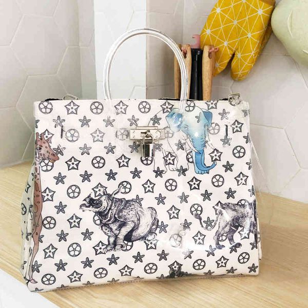 animal 2021 summer new women's leisure one shoulder slant cross portable beach travel transparent bag
animal 2021 summer new women's leisure one shoulder slant cross portable beach travel transparent bag