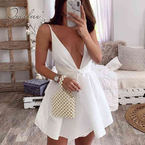 summer women white sundress spaghetti strap backless mini dress 210415, Black;gray
summer women white sundress spaghetti strap backless mini dress 210415, Black;gray