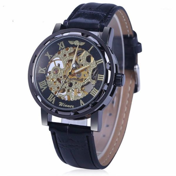 wristwatches luxury fashion casual leather men's mechanical watch skeleton manual winding dress automatic buckle 2021 cool, Slivery;brown
wristwatches luxury fashion casual leather men's mechanical watch skeleton manual winding dress automatic buckle 2021 cool, Slivery;brown