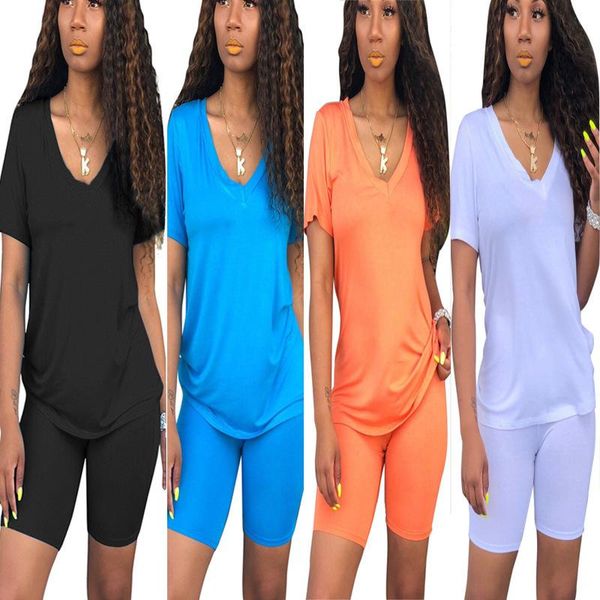 women's tracksuits women 2pcs short sets summer v neck sleeve loose t shirt gym biker suits work out outfits wdc7783, Gray
women's tracksuits women 2pcs short sets summer v neck sleeve loose t shirt gym biker suits work out outfits wdc7783, Gray