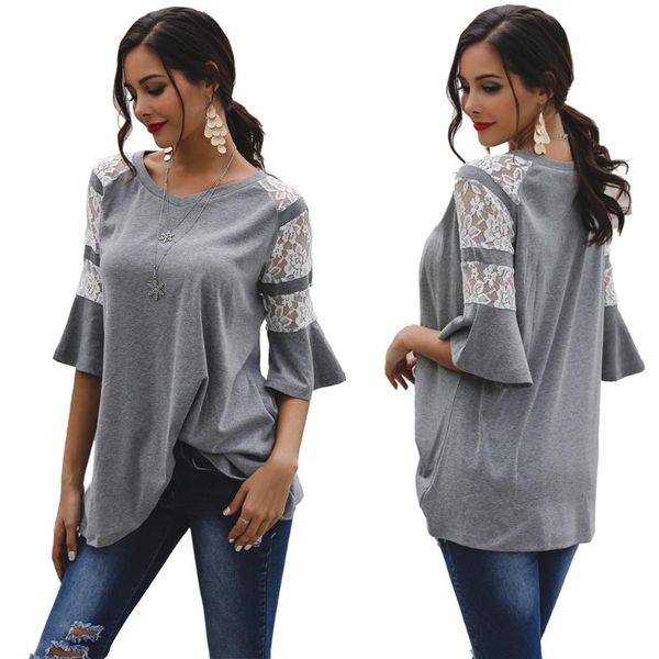women's pants & capris shano real s 2021 spring cross-border half sleeve pullover t-shirt stitching lace bell top, Black;white
women's pants & capris shano real s 2021 spring cross-border half sleeve pullover t-shirt stitching lace bell top, Black;white