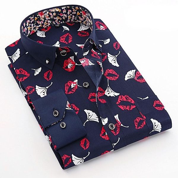 men's casual shirts zollrfea floral printed man classic men dress shirt breathable long sleeve clothing soft comfortable ca0429, White;black
men's casual shirts zollrfea floral printed man classic men dress shirt breathable long sleeve clothing soft comfortable ca0429, White;black