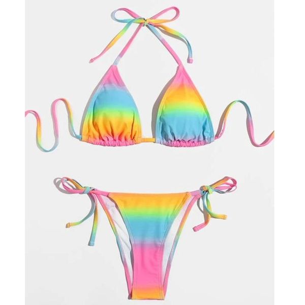 women's swimwear swimming suit 2021 tie-dye lace up high cut leg print bikini set two piece swimsuit biquini traje de bano, White;black
women's swimwear swimming suit 2021 tie-dye lace up high cut leg print bikini set two piece swimsuit biquini traje de bano, White;black