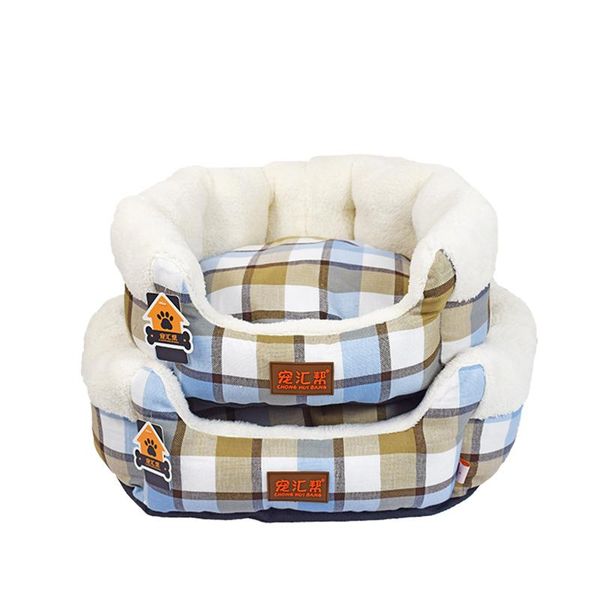 kennels & pens autumn winter dog bed plaid thickened warm breathable canvas round cat kennel for small dogs washable cats nest pets supplies
kennels & pens autumn winter dog bed plaid thickened warm breathable canvas round cat kennel for small dogs washable cats nest pets supplies