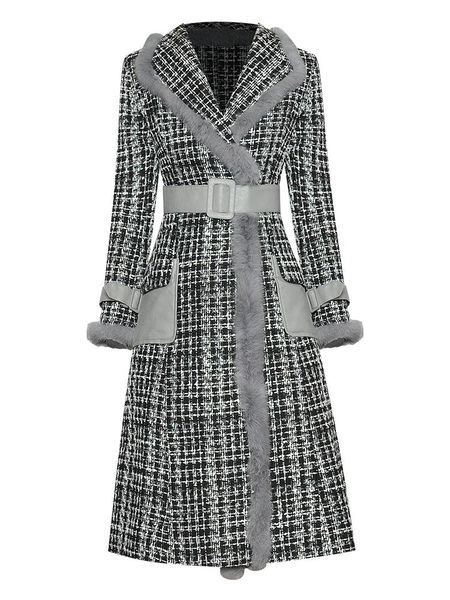 women's trench coats fashion windbreaker overcoat autumn winter women long sleeve patchwork fur keep warm, Tan;black
women's trench coats fashion windbreaker overcoat autumn winter women long sleeve patchwork fur keep warm, Tan;black