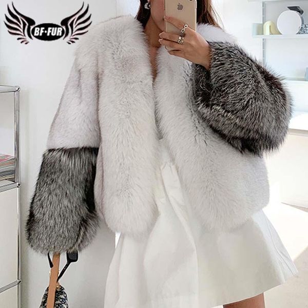 women's fur & faux real coats women 2021 winter splicing full pelt luxury loose casual jacket ladies furry elegant temperament, Black
women's fur & faux real coats women 2021 winter splicing full pelt luxury loose casual jacket ladies furry elegant temperament, Black