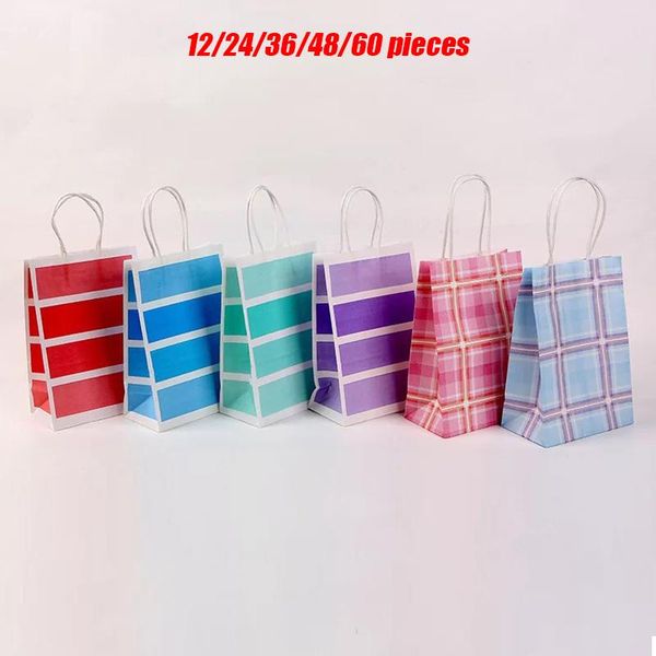 wholesale multifunction soft color stripe kraft paper bag with handles 27x21x11cm festival gift shopping bags wrap
wholesale multifunction soft color stripe kraft paper bag with handles 27x21x11cm festival gift shopping bags wrap