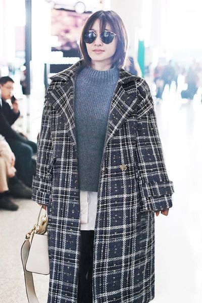 women's wool & blends wenqing womens casual loose ins fashion turn down neck houndstooth plaid blend shackets checked shirt jackets out, Black
women's wool & blends wenqing womens casual loose ins fashion turn down neck houndstooth plaid blend shackets checked shirt jackets out, Black