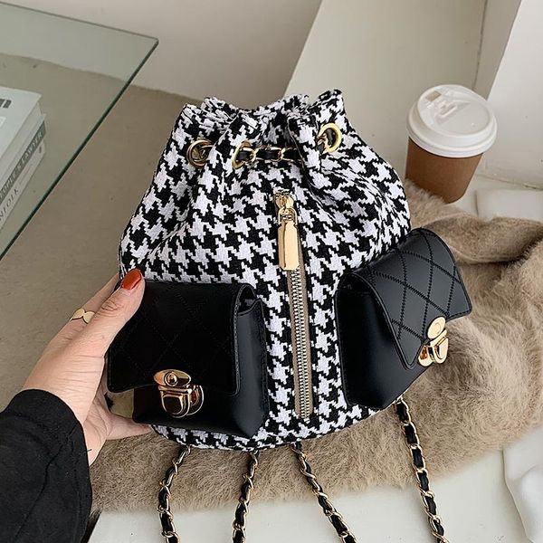 backpack style fashion woolen women 2021 small chain pruse plaid all-match ins r bags ladies
backpack style fashion woolen women 2021 small chain pruse plaid all-match ins r bags ladies