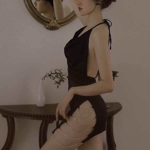 women's sleepwear women night gowns lingerie v-neck lace straps nightdress slits open back home dress drop, Black;red
women's sleepwear women night gowns lingerie v-neck lace straps nightdress slits open back home dress drop, Black;red