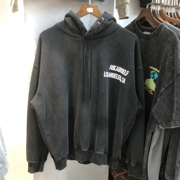 men's hoodies & sweatshirts ask and women's loose washing used foam letters ragged pure cotton thickened coat hoodie dfgd, Black
men's hoodies & sweatshirts ask and women's loose washing used foam letters ragged pure cotton thickened coat hoodie dfgd, Black