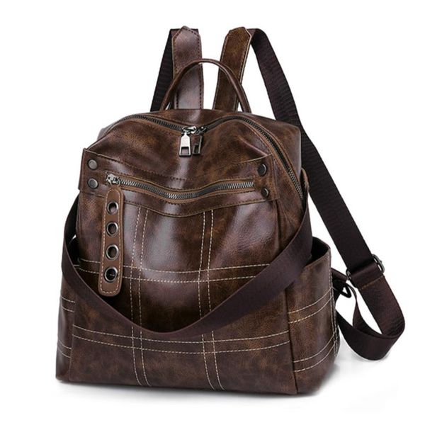 outdoor bags women soft leather backpack vintage female students school bag large backpacks ladies' multifunction travel mochila sac
outdoor bags women soft leather backpack vintage female students school bag large backpacks ladies' multifunction travel mochila sac