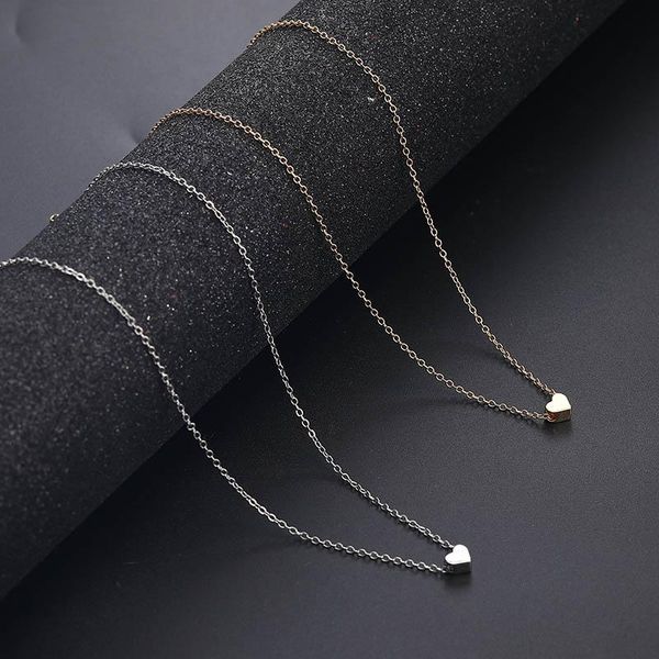 chains mini gold silver color heart pendant necklace women copper chain statement collar jewelry
chains mini gold silver color heart pendant necklace women copper chain statement collar jewelry