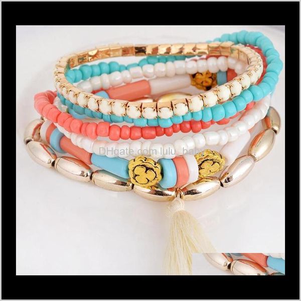 europe fashion jewelry womens bracelet layers colorful plastic beaded charms tassels elastic bracelets s112 cw1wo strands w1epi, Black
europe fashion jewelry womens bracelet layers colorful plastic beaded charms tassels elastic bracelets s112 cw1wo strands w1epi, Black