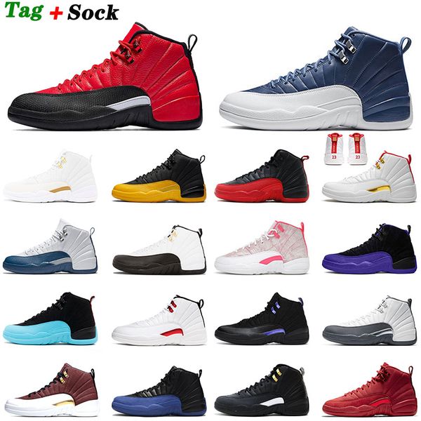 12 12s jumpman basketball shoes high cut mens womens trainers dark concord flu game twist ov white gym red bulls sneakers sports, White;red
12 12s jumpman basketball shoes high cut mens womens trainers dark concord flu game twist ov white gym red bulls sneakers sports, White;red