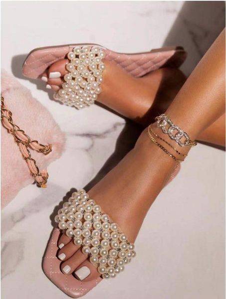slippers flip flops women summer shoes fashion pearl flat bottom non-slip outdoor ladies beach comfort casual female slides, Black
slippers flip flops women summer shoes fashion pearl flat bottom non-slip outdoor ladies beach comfort casual female slides, Black