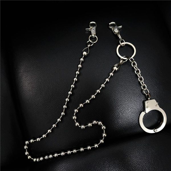 keychains 2021 super fire pants metal chain beaded handcuffs men's waist women's wild, Silver
keychains 2021 super fire pants metal chain beaded handcuffs men's waist women's wild, Silver