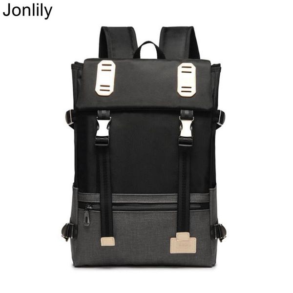 backpack jonlily men's nylon male fashion daypack 14 inch lapbag travel shoulder teens high school -kg389
backpack jonlily men's nylon male fashion daypack 14 inch lapbag travel shoulder teens high school -kg389