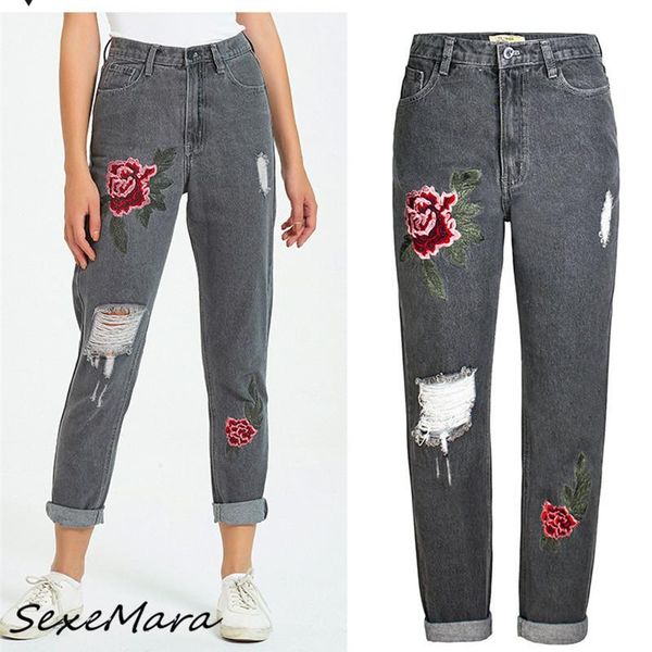 women's jeans 2021 high waist for women casual embroidery denim streetwear korean style hole, Blue
women's jeans 2021 high waist for women casual embroidery denim streetwear korean style hole, Blue