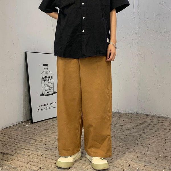men's pants ginger casual men korean fashion goods oversized wide-leg retro loose straight-leg trousers, Black
men's pants ginger casual men korean fashion goods oversized wide-leg retro loose straight-leg trousers, Black