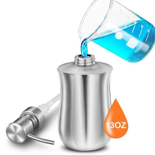 liquid soap dispenser stainless steel dispensing jar container kitchen bathroom bottle shampoo pump
liquid soap dispenser stainless steel dispensing jar container kitchen bathroom bottle shampoo pump