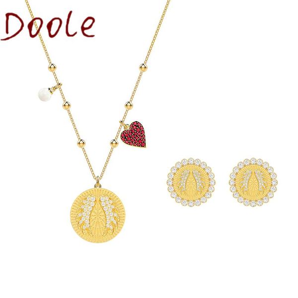1:1, goddess of luck wing necklace angel decoration crystal female clavicle fashion jewelry pendant necklaces, Silver