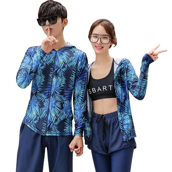 sweetheart couples lovers 3/ 4-piece set swimsuit long sleeve swimwear beachwear sun protection snorkeling surfing suit one-piece suits
sweetheart couples lovers 3/ 4-piece set swimsuit long sleeve swimwear beachwear sun protection snorkeling surfing suit one-piece suits
