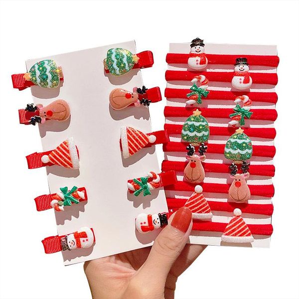 girl hairpins cartoon christmas gifts set barrettes hair ornament headband children accessor accessories, Slivery;white
girl hairpins cartoon christmas gifts set barrettes hair ornament headband children accessor accessories, Slivery;white