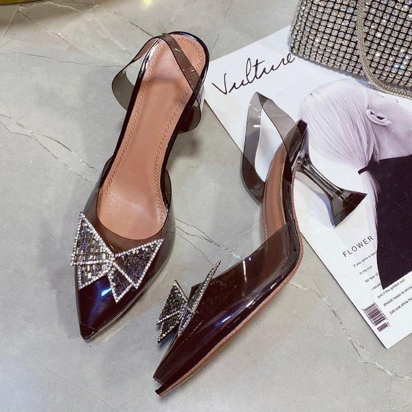 dress shoes women sandals summer bowknot embellished party shoe woman pointed toe transparent heels sandalias mujer, Black
dress shoes women sandals summer bowknot embellished party shoe woman pointed toe transparent heels sandalias mujer, Black