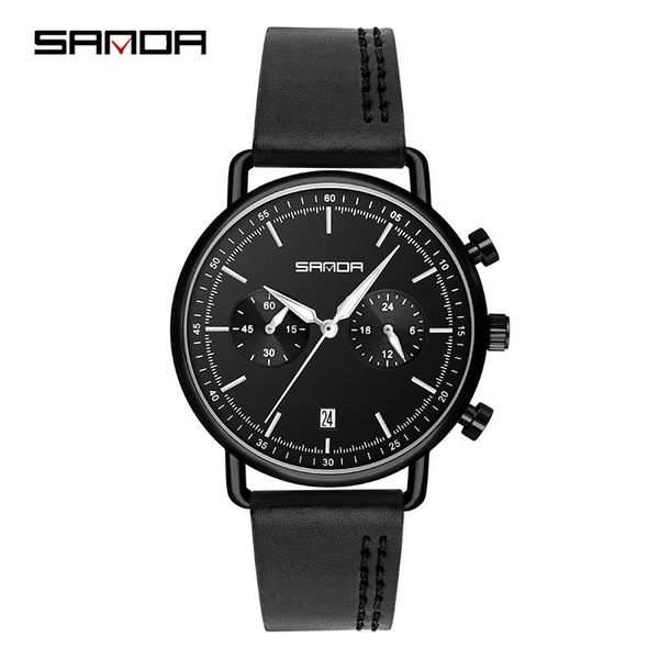 wristwatches sanda watches men vintage style leather strap wrist watch for man dial rose gold case clock reloj hombre, Slivery;brown
wristwatches sanda watches men vintage style leather strap wrist watch for man dial rose gold case clock reloj hombre, Slivery;brown