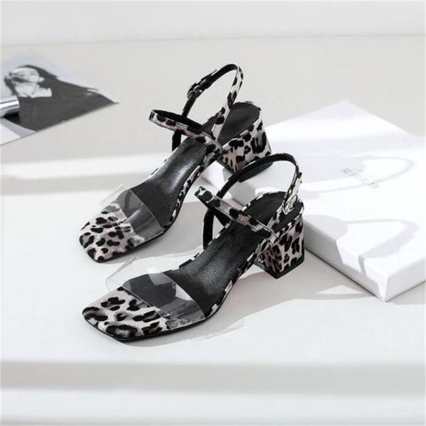 sandals women's low leopard pattern versatile spring and summer 2021 thick heel buckle fashion open toe, Black
sandals women's low leopard pattern versatile spring and summer 2021 thick heel buckle fashion open toe, Black