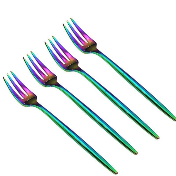 forks 4-piece rainbow dessert fruit fork colorful plated multicolor pie 18/10 stainless steel serving utensil set
forks 4-piece rainbow dessert fruit fork colorful plated multicolor pie 18/10 stainless steel serving utensil set