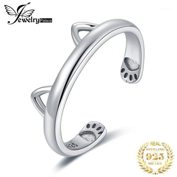 cluster rings jewelrypalace lovely cat ear adjustable open ring 925 sterling silver for women jewelry making fashion gifts1, Golden;silver
cluster rings jewelrypalace lovely cat ear adjustable open ring 925 sterling silver for women jewelry making fashion gifts1, Golden;silver