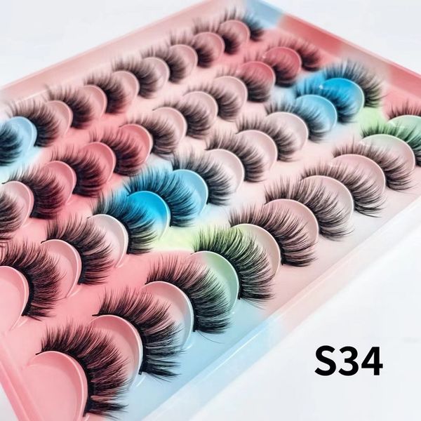 20 pairs lashes pack dramatic long natural faux mink eyelashes messy eyelash extensions makeup tools for beauty wholesale vendors
20 pairs lashes pack dramatic long natural faux mink eyelashes messy eyelash extensions makeup tools for beauty wholesale vendors